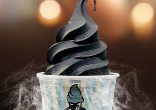 PNE的食物：木炭冰淇淋