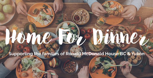 晚餐的家，支持罗纳德·麦当劳之家BC的家人
