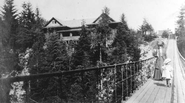 Capilano Sussension Bridge 1910
