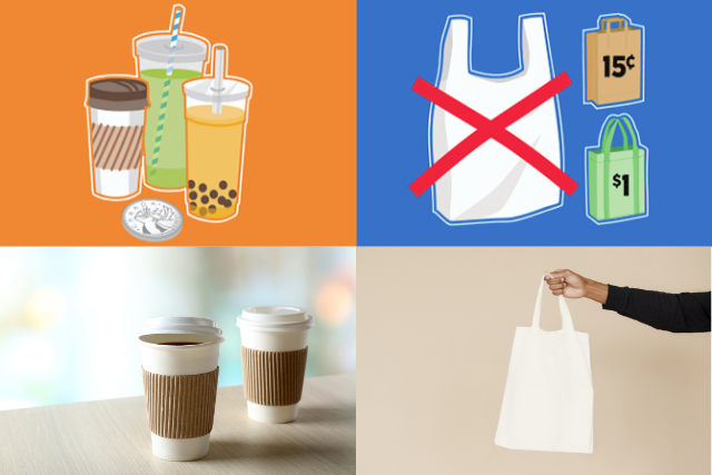 温哥华禁止塑料袋和一次性杯子，新费用