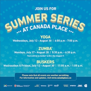 加拿大广场夏季系列免费活动